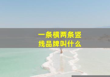 一条横两条竖线品牌叫什么