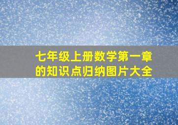 七年级上册数学第一章的知识点归纳图片大全