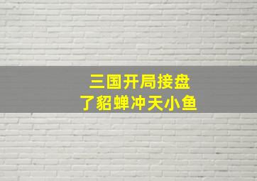 三国开局接盘了貂蝉冲天小鱼