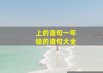 上的造句一年级的造句大全