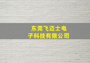 东莞飞迈士电子科技有限公司