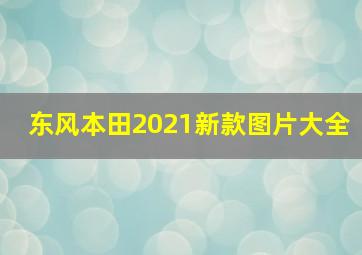 东风本田2021新款图片大全