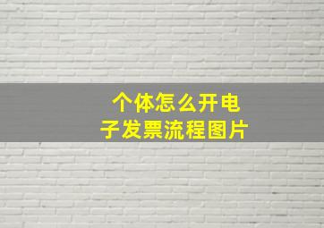 个体怎么开电子发票流程图片