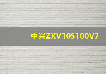 中兴ZXV10S100V7