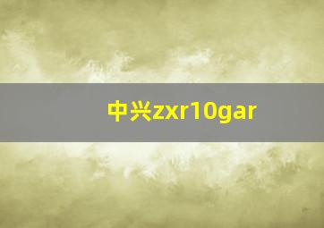 中兴zxr10gar