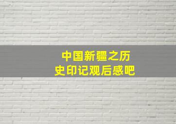 中国新疆之历史印记观后感吧