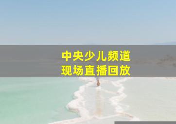 中央少儿频道现场直播回放