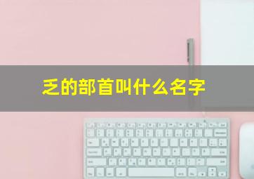 乏的部首叫什么名字