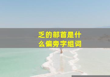 乏的部首是什么偏旁字组词