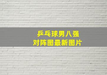 乒乓球男八强对阵图最新图片