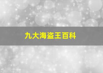 九大海盗王百科