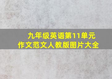 九年级英语第11单元作文范文人教版图片大全