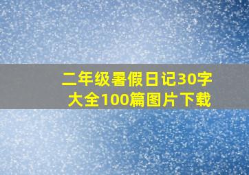 二年级暑假日记30字大全100篇图片下载