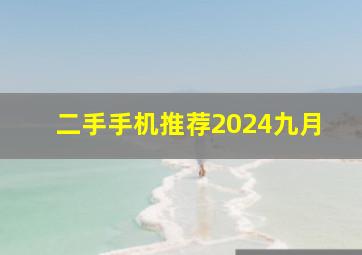 二手手机推荐2024九月