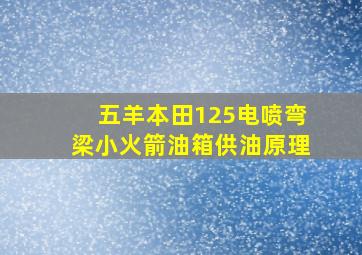 五羊本田125电喷弯梁小火箭油箱供油原理