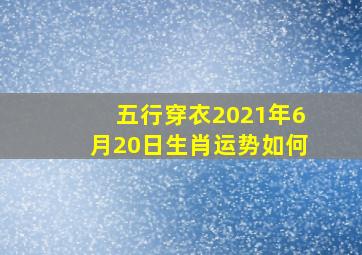 五行穿衣2021年6月20日生肖运势如何