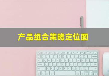 产品组合策略定位图