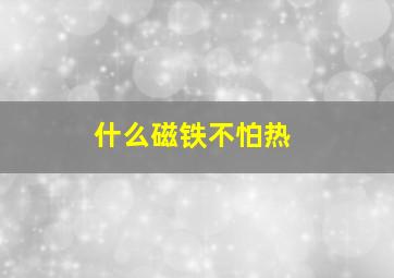 什么磁铁不怕热