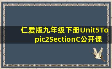 仁爱版九年级下册Unit5Topic2SectionC公开课