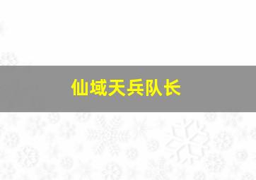 仙域天兵队长