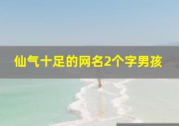 仙气十足的网名2个字男孩