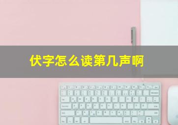 伏字怎么读第几声啊