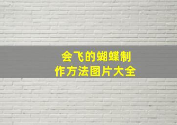 会飞的蝴蝶制作方法图片大全