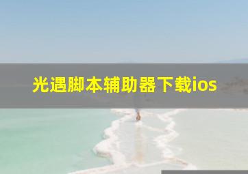 光遇脚本辅助器下载ios