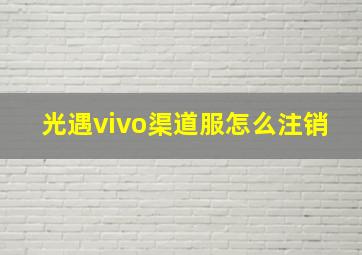 光遇vivo渠道服怎么注销