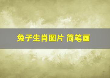 兔子生肖图片 简笔画