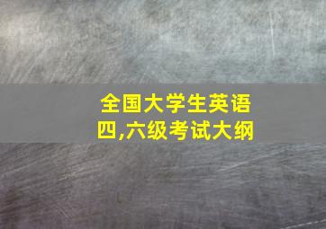 全国大学生英语四,六级考试大纲