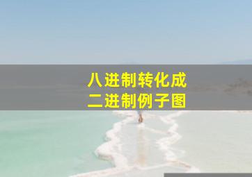 八进制转化成二进制例子图