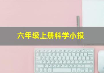 六年级上册科学小报