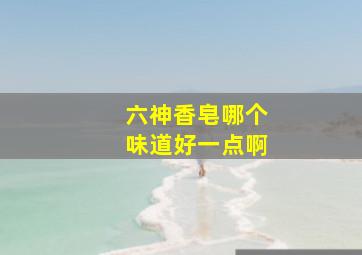 六神香皂哪个味道好一点啊