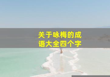 关于咏梅的成语大全四个字