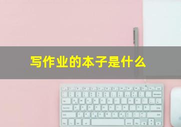 写作业的本子是什么