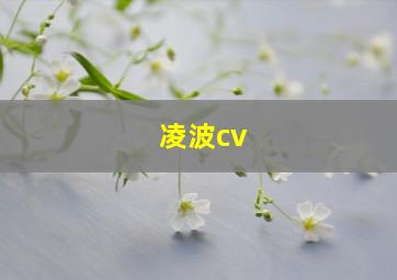 凌波cv