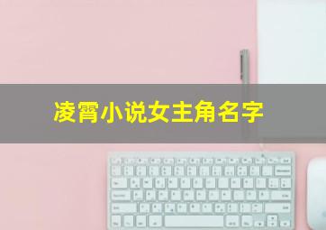 凌霄小说女主角名字