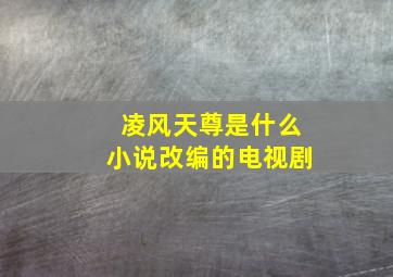 凌风天尊是什么小说改编的电视剧