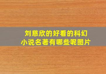 刘慈欣的好看的科幻小说名著有哪些呢图片