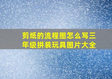 剪纸的流程图怎么写三年级拼装玩具图片大全