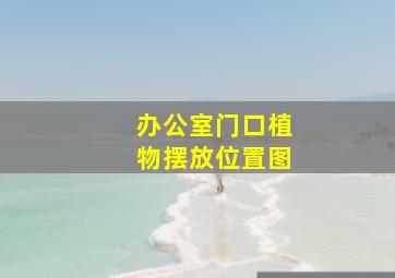 办公室门口植物摆放位置图