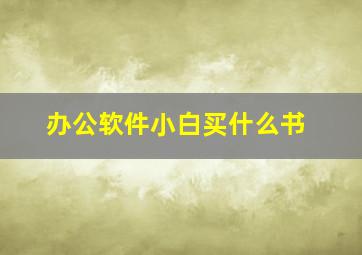 办公软件小白买什么书