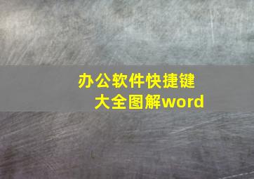 办公软件快捷键大全图解word