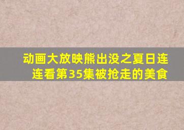 动画大放映熊出没之夏日连连看第35集被抢走的美食