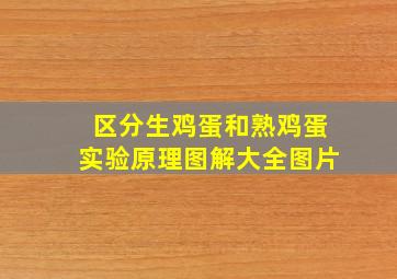 区分生鸡蛋和熟鸡蛋实验原理图解大全图片