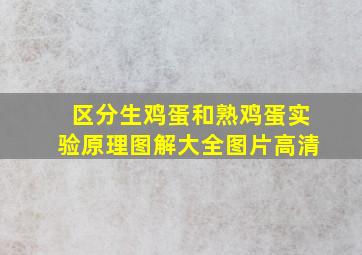 区分生鸡蛋和熟鸡蛋实验原理图解大全图片高清