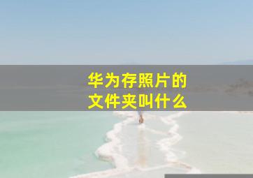 华为存照片的文件夹叫什么