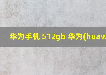 华为手机 512gb 华为(huawei)