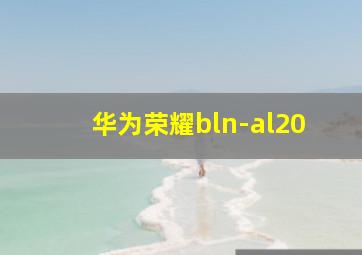 华为荣耀bln-al20